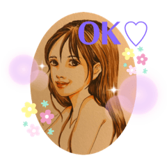 [LINEスタンプ] soyoka-art-lady①