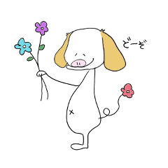 [LINEスタンプ] 豚ハナ×しゃくれ犬が行く