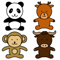 [LINEスタンプ] かわいい動物たちのご挨拶 第3弾