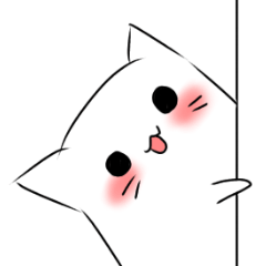 [LINEスタンプ] どこでも出没するにゃんこ