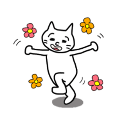 [LINEスタンプ] くぼのねこ