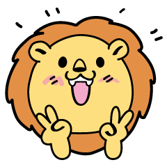 [LINEスタンプ] もぐもぐらいおんくん