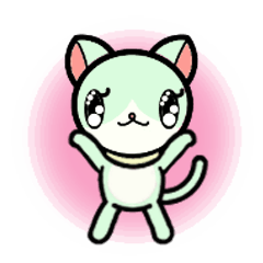 [LINEスタンプ] ミントねこのミミ