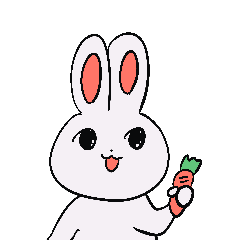 [LINEスタンプ] 無気力ラビット