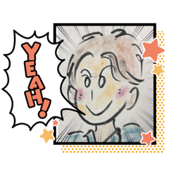 [LINEスタンプ] 元気出してね！