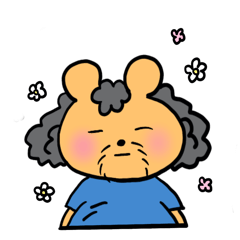 [LINEスタンプ] ヒゲクマ親父