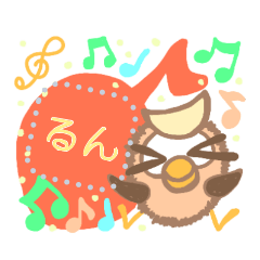 [LINEスタンプ] 月をのっけたフクロウ♡メッセージスタンプ