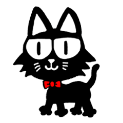 [LINEスタンプ] 黒猫へいちゃんの関西弁スタンプ