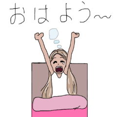 [LINEスタンプ] Oh！！ my girl