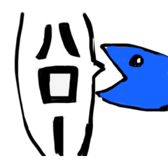 [LINEスタンプ] 手描き感満載のお魚さんのスタンプ