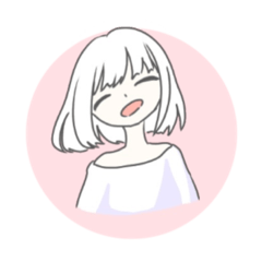 [LINEスタンプ] 白髪少女