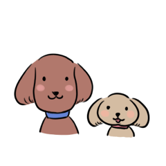 [LINEスタンプ] 短足妹プーと兄プー