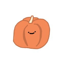 [LINEスタンプ] ふわふわかぼちゃの素の画像（メイン）