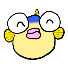 [LINEスタンプ] でぶふぐくん