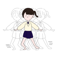 [LINEスタンプ] 俊敏な私。