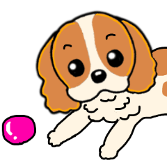 [LINEスタンプ] 愛すべき♥キャバリアちゃんスタンプ