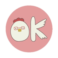 [LINEスタンプ] めがねの鳥