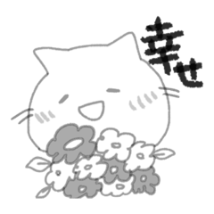 [LINEスタンプ] 落書き生まれのねこ