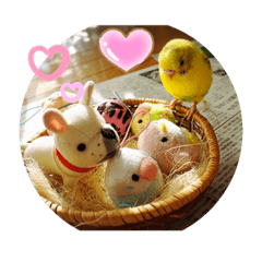 [LINEスタンプ] 癒しの小鳥さんたち