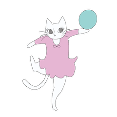 [LINEスタンプ] 美にゃんのスポーツ