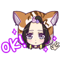 [LINEスタンプ] みけねこにゃーん