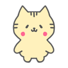 [LINEスタンプ] 毎日使えるきいろのねこのスタンプ。