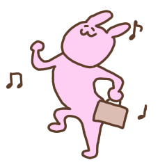 [LINEスタンプ] ピンクうさぎ2