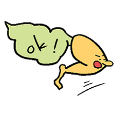 [LINEスタンプ] にんじん足くん