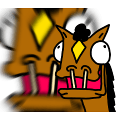 [LINEスタンプ] 馬のゴンザくん2