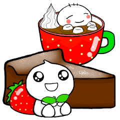 [LINEスタンプ] 千代流はんこ▶大好きいちご2