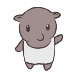 [LINEスタンプ] タンクトップバクのたっくん