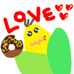[LINEスタンプ] とうもろこしのコーン