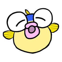 [LINEスタンプ] でぶふぐくん 02