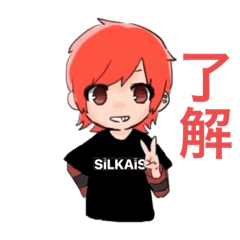 [LINEスタンプ] 架空妄想IDOL SiLKAiS
