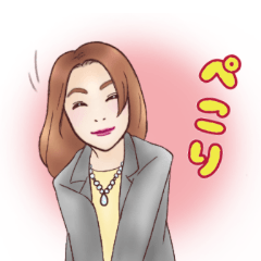 [LINEスタンプ] ゆきさん似顔絵スタンプ