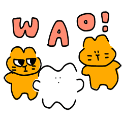 [LINEスタンプ] ねこチャンズ