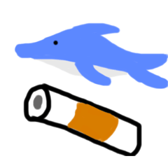[LINEスタンプ] 竹輪海豚