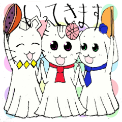 [LINEスタンプ] てるてるアニマル6 和菓子会