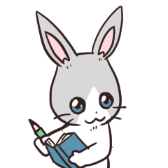 [LINEスタンプ] うさぎのブラウン