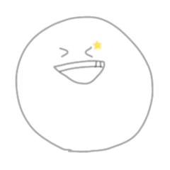[LINEスタンプ] 素朴な顔メッセージ.1