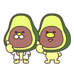 [LINEスタンプ] 日本鰐梨研究所 その①