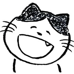 [LINEスタンプ] えんぴつ風ねこちゃん