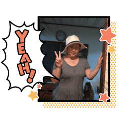 [LINEスタンプ] どすこい！どすこい！愉快な家族