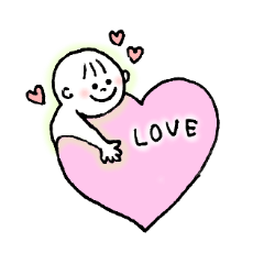 [LINEスタンプ] 毎日使いたい 幸せ運ぶスタンプ♡