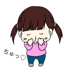 [LINEスタンプ] 可愛い3歳児