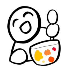 [LINEスタンプ] 吹っ切れた人のスタンプの画像（メイン）