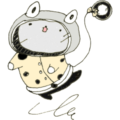 [LINEスタンプ] 宇宙うさぎの大冒険