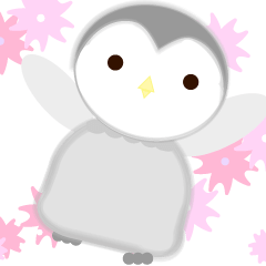 [LINEスタンプ] グレーペンギン