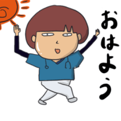 [LINEスタンプ] ずぼらナース:サム