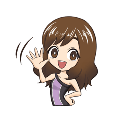 [LINEスタンプ] 福島Firebondsチアリーダー Ray-Glitters